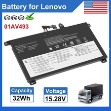 ✅Battery 01AV493 For Lenovo ThinkPad T570 T580 P51S P52S 00UR891 00UR892 32Wh picture