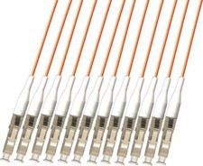 Direct Burial Outdoor LC 12 Strand Fiber Optic Cable Multimode 50/125 25M picture
