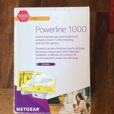 NETGEAR  PL1000100PAS 1000 Mbps Gigabit Port Powerline  PL1000 Extends Internet picture