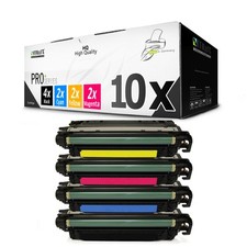 10x MWT PRO+ XL Color Laser Toner Cartridge for HP CP-4520-dn/n, CP-4525-dn/n picture