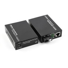 Gigabit Fiber Optical Media Converter Single Mode to RJ45 3Km SC-Port picture
