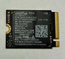Lot of 10 x Crucial P310 2230 PCle Gen4 x 4 NVMe M.2 1TB Drive CT1000P310SSD2 picture