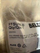 Belden FFSU06LD 6-Port 12 Fiber LC Duplex Modular Connector Black Original picture