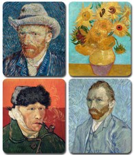 Van Gogh Famous Painting ~ Mouse Pad / Mousepad ~ Sunflowers Gifts for Artists picture