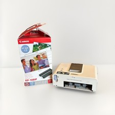 Canon Selphy CP400 Compact Photo Printer With Post Cards & Extras picture