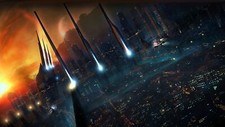 Landscape futuristic architecture city science fiction Custom Gaming Mat Desk picture