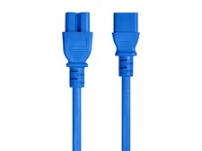 Monoprice 14AWG Heavy-Duty Computer Extension Power Cable / Cord - 6ft - Blue picture