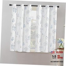Light Blue Curtains 45 Inch Length for 34