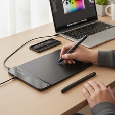 XPPen G430S OSU Drawing Tablet - 8192 Level Pressure, 4x3 Inch, Battery-Free ... picture