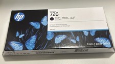 NEW HP 726 (CH575A) Matte Black (MK) Genuine Ink Cartridge 300ml - Date May 2027 picture