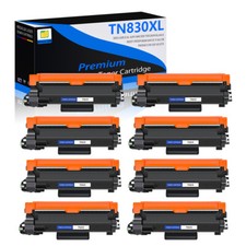 8PK TN830XL Compatible Black Toner Cartridge for Brother HL-L2460DW MFC-L2760DW picture