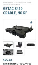 New S410 Getac Cradle Gamber Johnson With Power Supply 7160-0791 picture