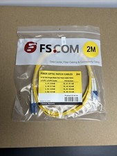 FS 40192 9/125 Single Mode Fiber Optic Duplex LC/UPC-LC/UPC Patch Cable 2m picture