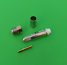 (10 PACKS) FME Female Crimp Connector for RG58/RG142/RG400/LMR195 - USA Seller picture