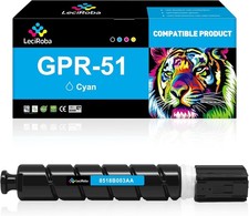LeciRoba Compatible Replacement for Canon GPR-51 GPR51 Cyan Toner Cartridge picture