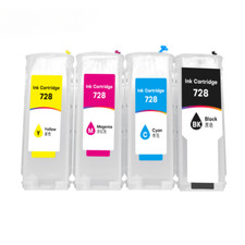 Refillable ink cartridge 728 for HP T730 T830 Printer 4color/set picture