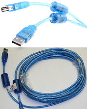 20ft long USB2.0 A Male~Female Extension Camera/Webcam/Printer Cable/Cord {BLUE picture