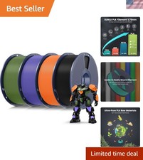 SUNLU PLA 3D Printer Filament Bundle 1.75mm 8 Pack 2kg Total Vacuum Sealed picture