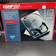 Vintage 1999 Maxtor DiamondMax 8.4GB IDE Hard Drive – Brand New Factory Sealed picture