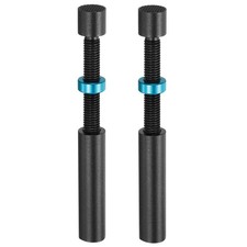 2Pcs Graphics Card Support,74-120mm Adjustable Height Aluminum Alloy Black, Blue picture