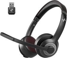 Wireless Headset w/Mic, AI, for Laptop, PC, iPhone & Android, Noise Cancel EH02 picture