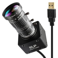 IFWATER 12MP USB 3.0 Camera,4K@30fps 55-50mm 10X Manual Varifocal Lens picture