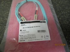 Qty (7) Legrand C2G Fiber Optic Cable 3M LC-LC 50/125 OM4 10G DPX PVC Duplex picture