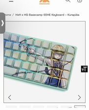 Higround Hunter x Hunter Gaming Keyboard 65 % Board Limited Edition Slight Usage picture