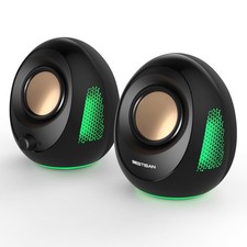 20W Bluetooth Computer Speakers, USB-C Powered, RGB Lights, Enhanced Bass, Plug picture