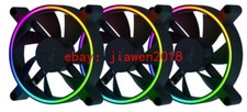 3PCS Razer Kunai Chroma 120mm 2200RPM Max ARGB and PWM Hydraulic Case Fans  picture