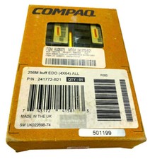 241772-B21 I GENUINE New Sealed HP Compaq 256MB EDO DRAM Memory 4 x 64MB ECC picture