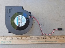 25KK71 SQUIRREL CAGE FAN FOR CPU SINK, DATECH DB9733-12HBTL, TESTS GOOD, 12VDC picture