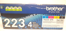 Brother Genuine TN223 4-Pack Black/Cyan/Magenta/Yellow Toner Cartridges TN2234PK picture