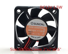 New SUNON Cooling Fan 5CM 12V 1.5W KD1205PHB1 5015 50x50x15mm 2