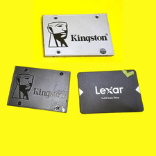 ⚡100% UNTESTED⚡LOT 3x KINGSTON LEXAR 2.5