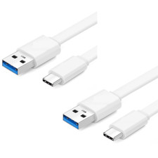 2 Pack USB-C to USB-A 3.1 Fast Charge & Data Sync Cable – 4 ft Each picture