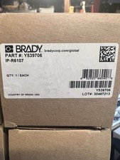 Genuine Brady IP-R6107 Y539706 Thermal Transfer Ribbon 110mm x 300m New Sealed picture