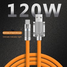 3-Pack 120W USB-C Fast-Charging Data Cables with Silicone Jacket picture