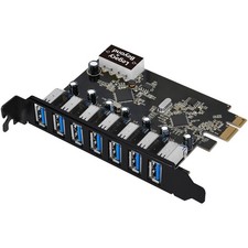 SIIG USB 3.0 7-Port Ext PCIe Host Adapter (lb-us0514-s1) (lbus0514s1) picture
