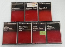 Lot of 7 Timex Sinclair 1000 Tapes TS Supermaze Mixed Game Bag Stock Market Math picture