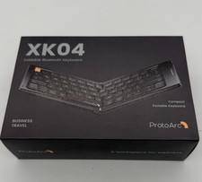 ProtoArc XK04 Foldable Bluetooth Keyboard Gray Portable Rechargeable MultiDevice picture