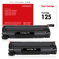 2PK CRG125 3484B001 Toner cartridge Compatible for Canon 125 imageCLASS LBP6030w picture