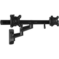 StarTech Wall Mount Dual Monitor Arm, Articulating Ergonomic VESA Wall Mount for picture
