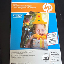 HP Premium Photo Paper Soft Gloss 4x6 White 240 g/m² Inkjet Q6563A picture