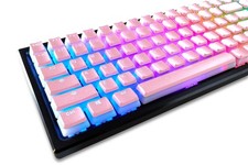 1 PCS Pink Frosted PBT Double Shot Keycaps Fits 60%/65%/75%/80%/96% Layouts picture
