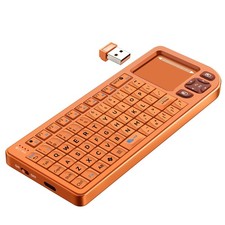 K809 Mini Wireless Keyboard with Touchpad, Easy Media Control - Orange picture