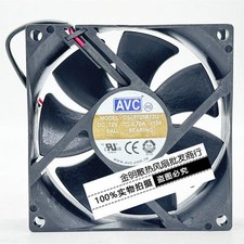 1PCS AVC 8025 DS08025B12U 12V 0.70A High-Airflow DC Chassis Cooling Fan picture