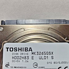 Toshiba MK3265GSX  320GB,Internal,5400RPM,2.5