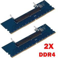 2Pcs Laptop DDR4 RAM to Desktop Adapter Card Memory Tester SO DIMM to DDR4 NEW picture