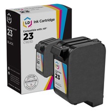 LD Products Replacement fits for HP 23 Color Ink Cartridge C1823D Tri-Color 1-PK picture